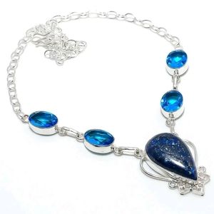 Lapis lazuli 925 necklace